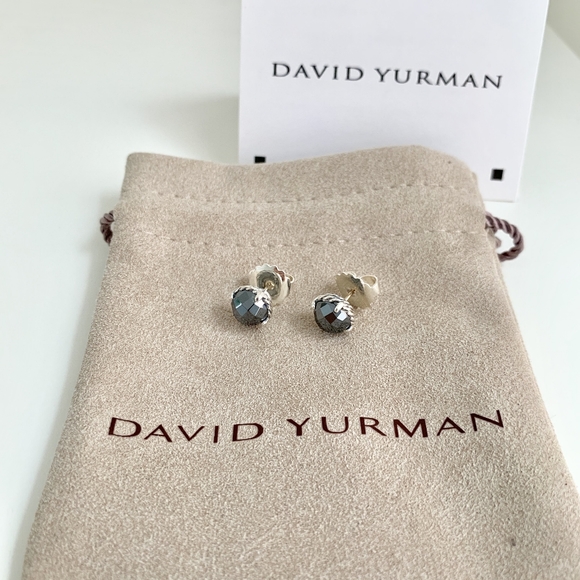David Yurman Jewelry - DAVID YURMAN Chatelaine Hematite Stud Earrings